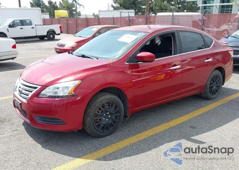 2014 Nissan Sentra Sv из США, поврежденный, VIN 3N1AB7AP7EY294919